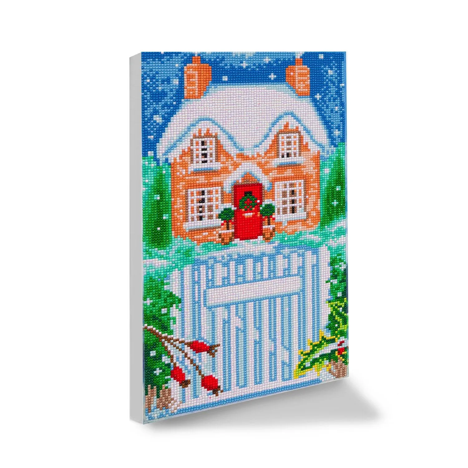 "Snowy House Part 2" Canvas 40x22cm