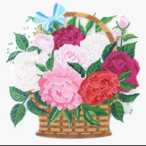 "Spring" Hanging Basket Crystal Art Kit