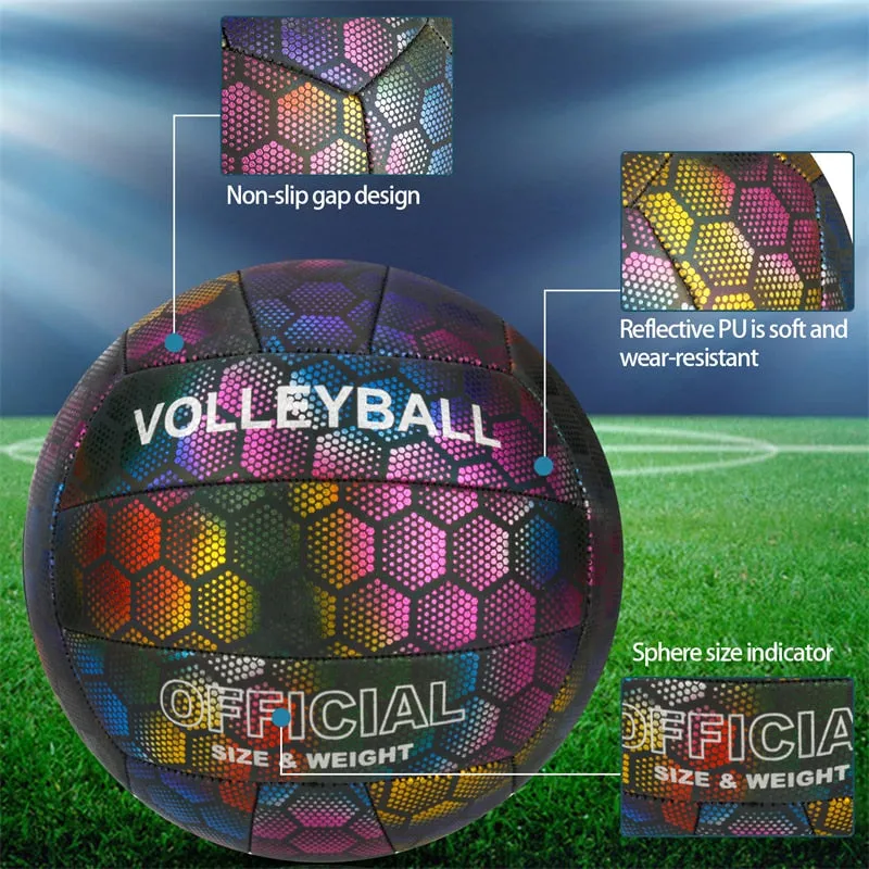 Reflective Beach Volleyball Ball - Official Size