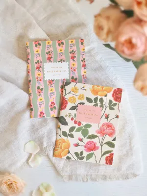 Roses Pocket Notebooks Set of 2