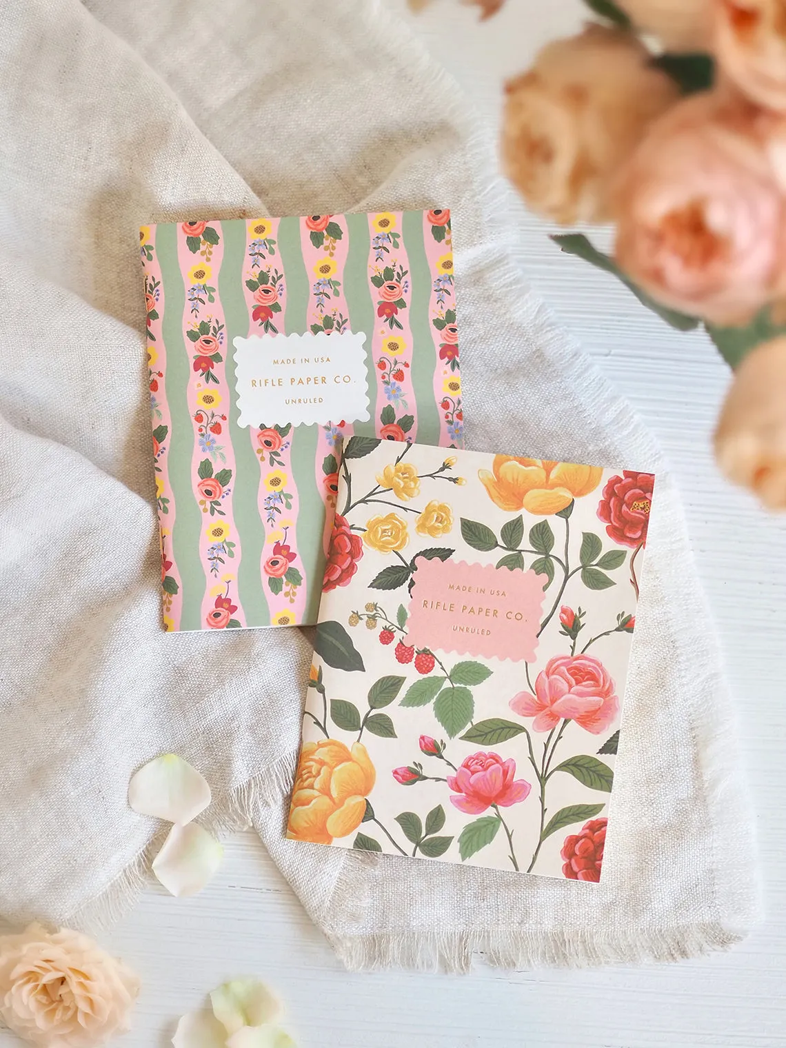 Roses Pocket Notebooks Set of 2