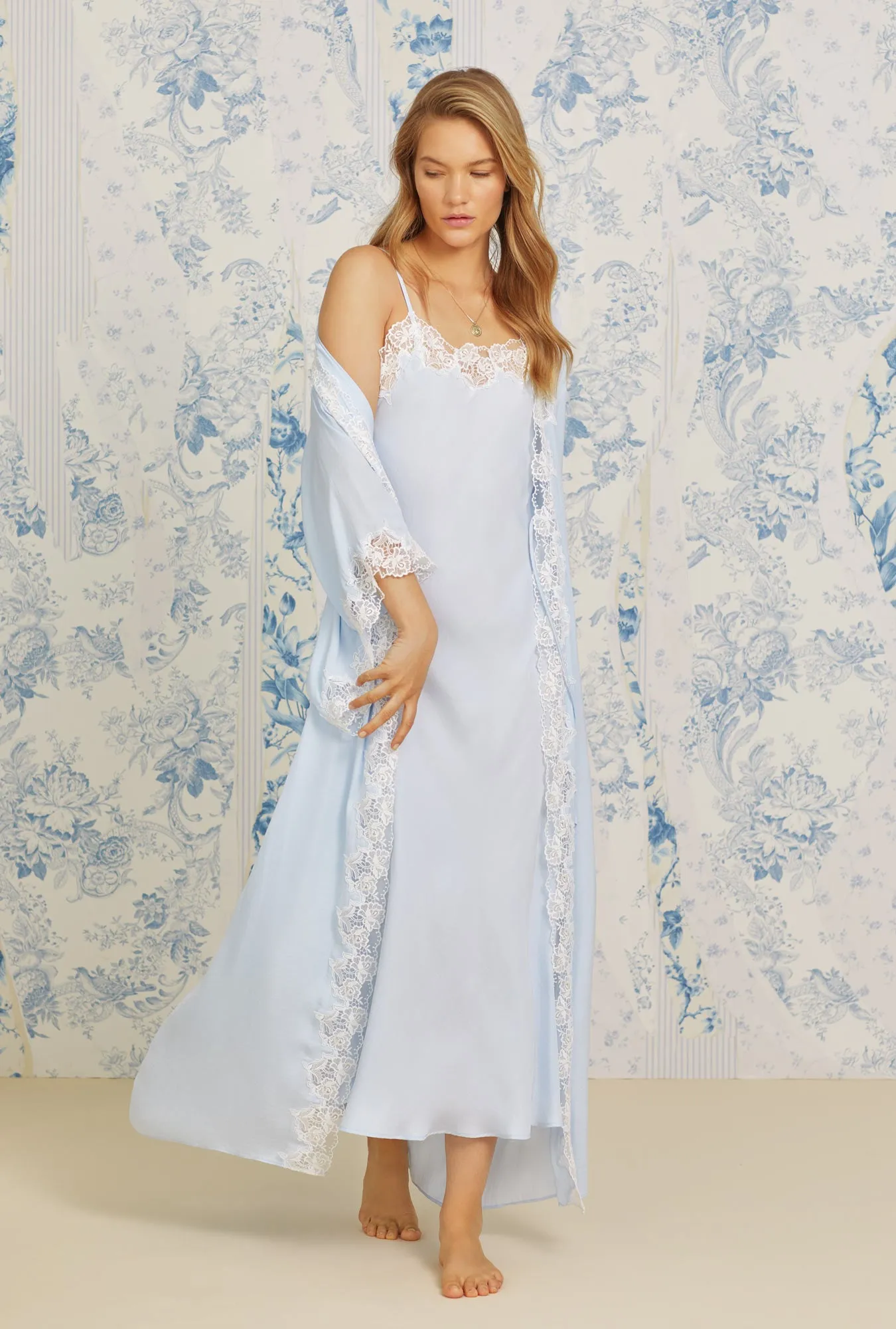 Santorini Satin Gown