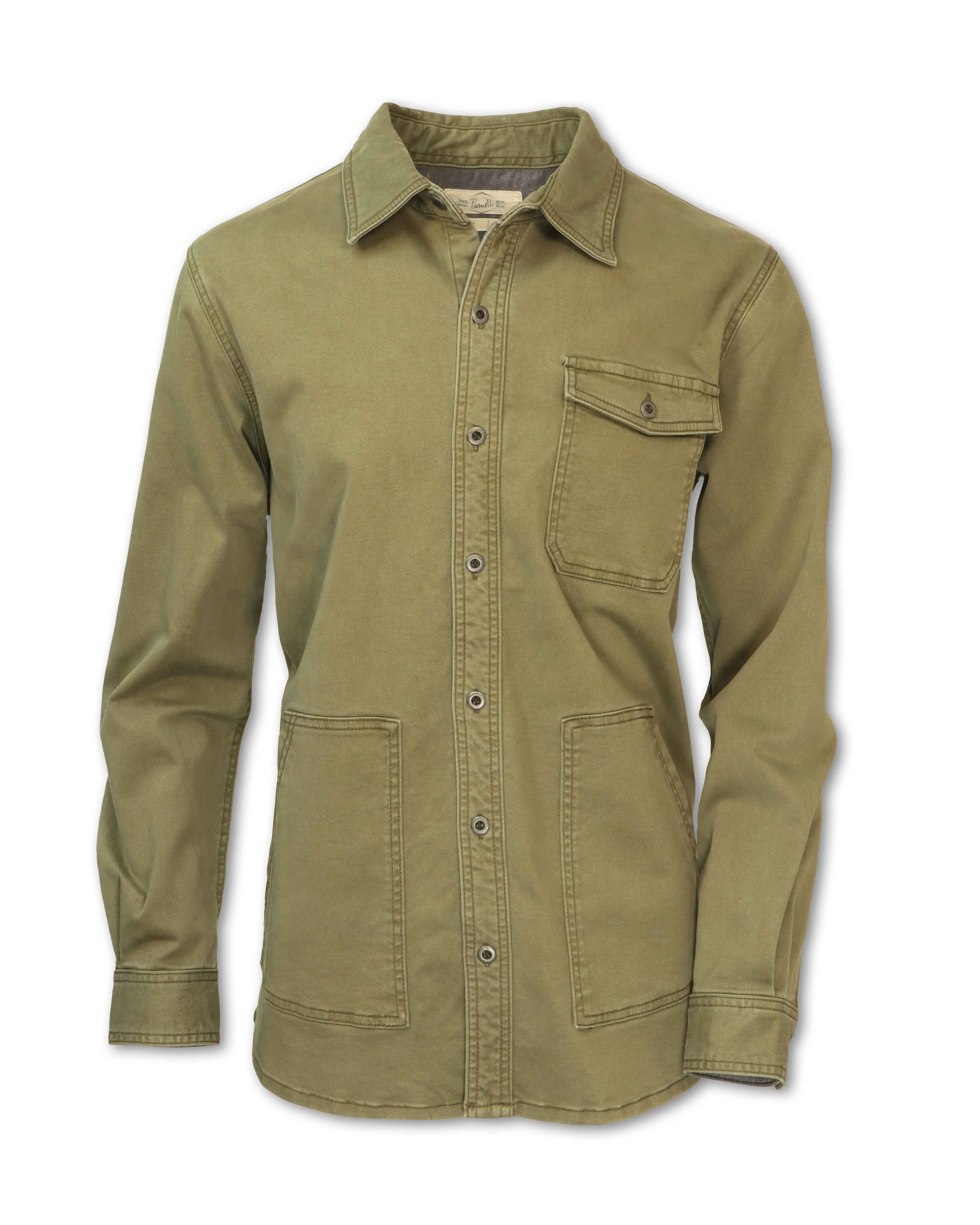 STRETCH CANVAS WORKSHIRT - SHIPS 8/1/25