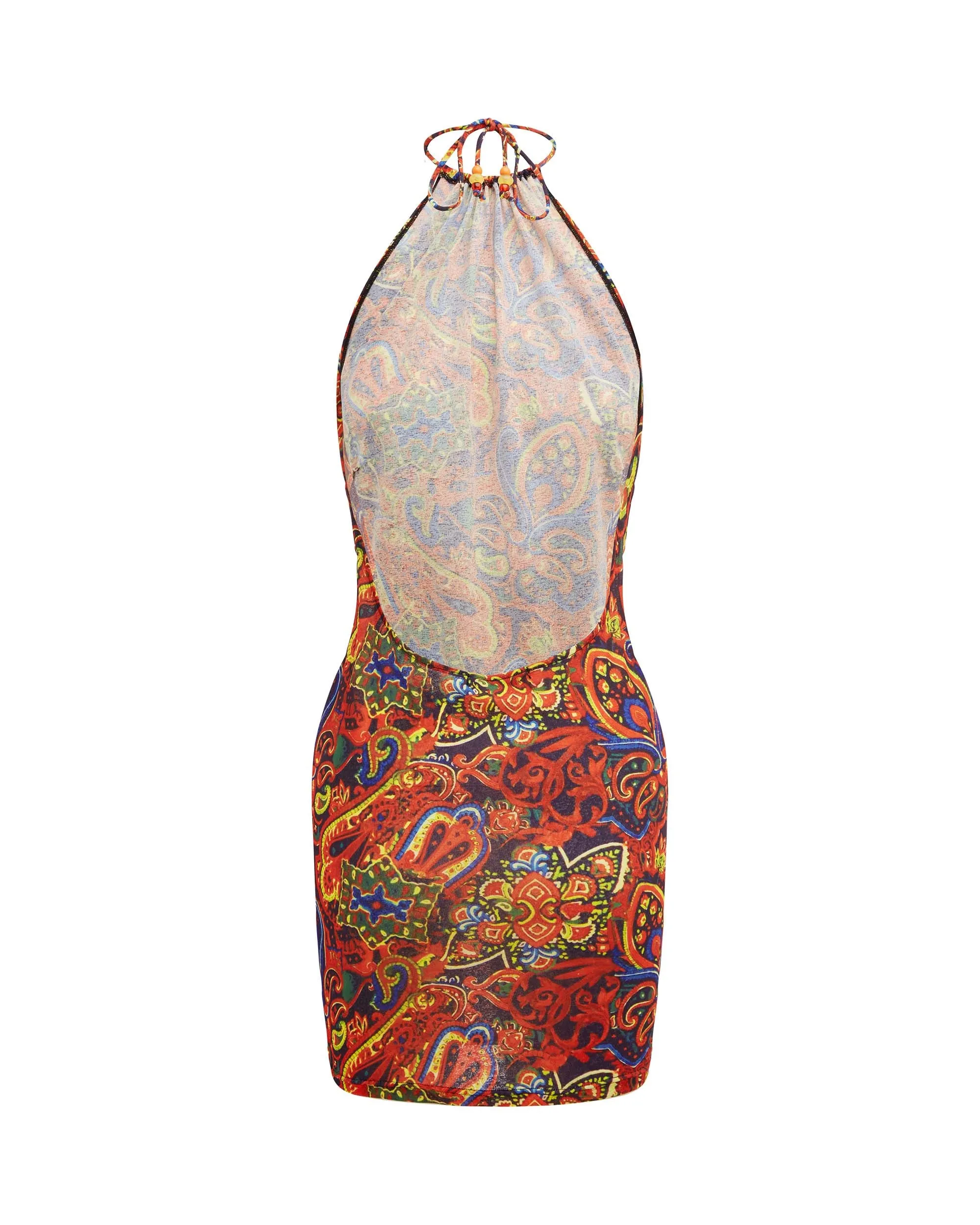 The Halter Mini Dress - Babushka