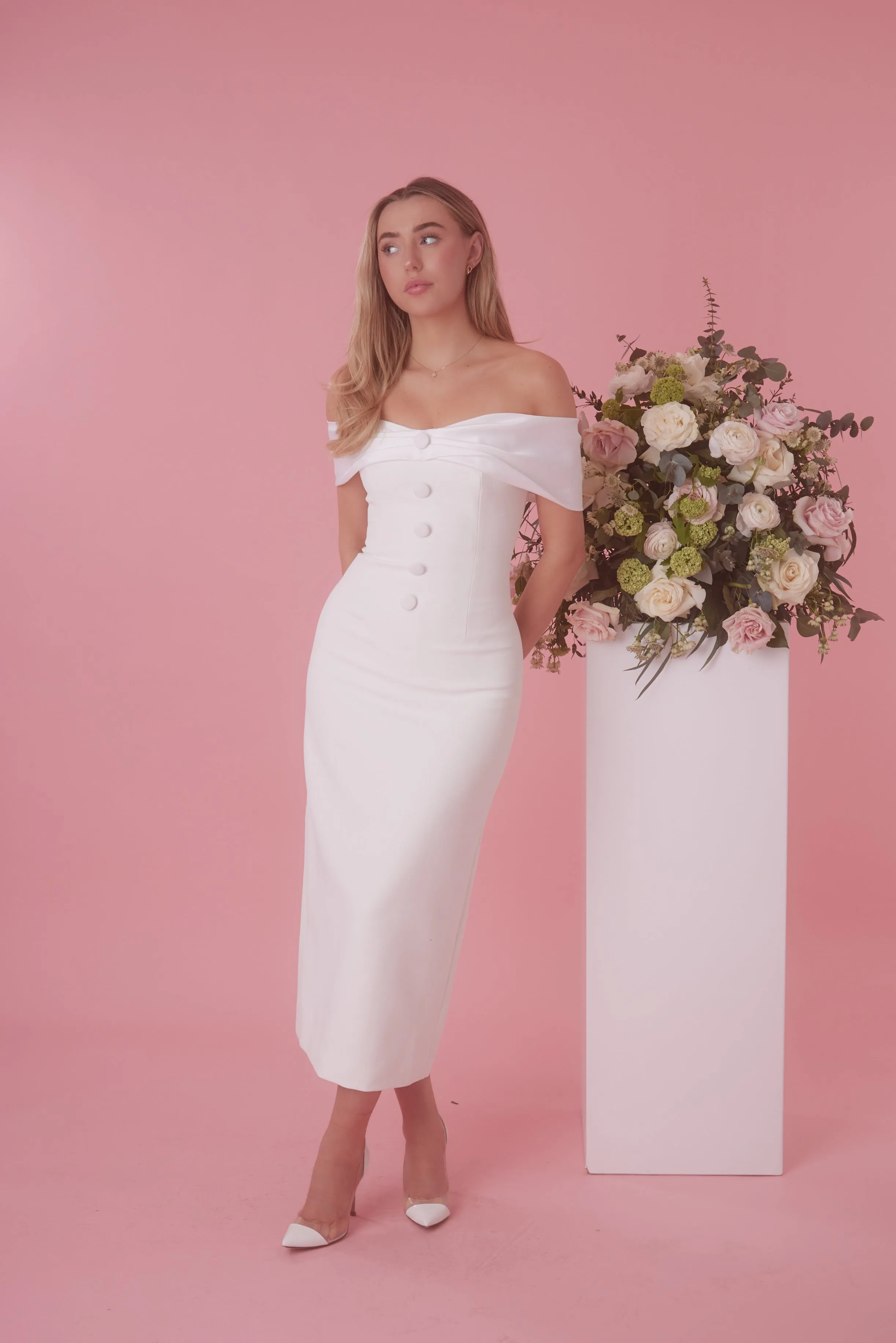 The Ultimate Elegant Midi Dress.