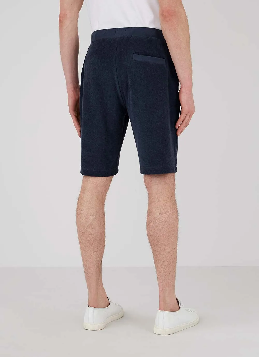 Towelling Shorts Navy