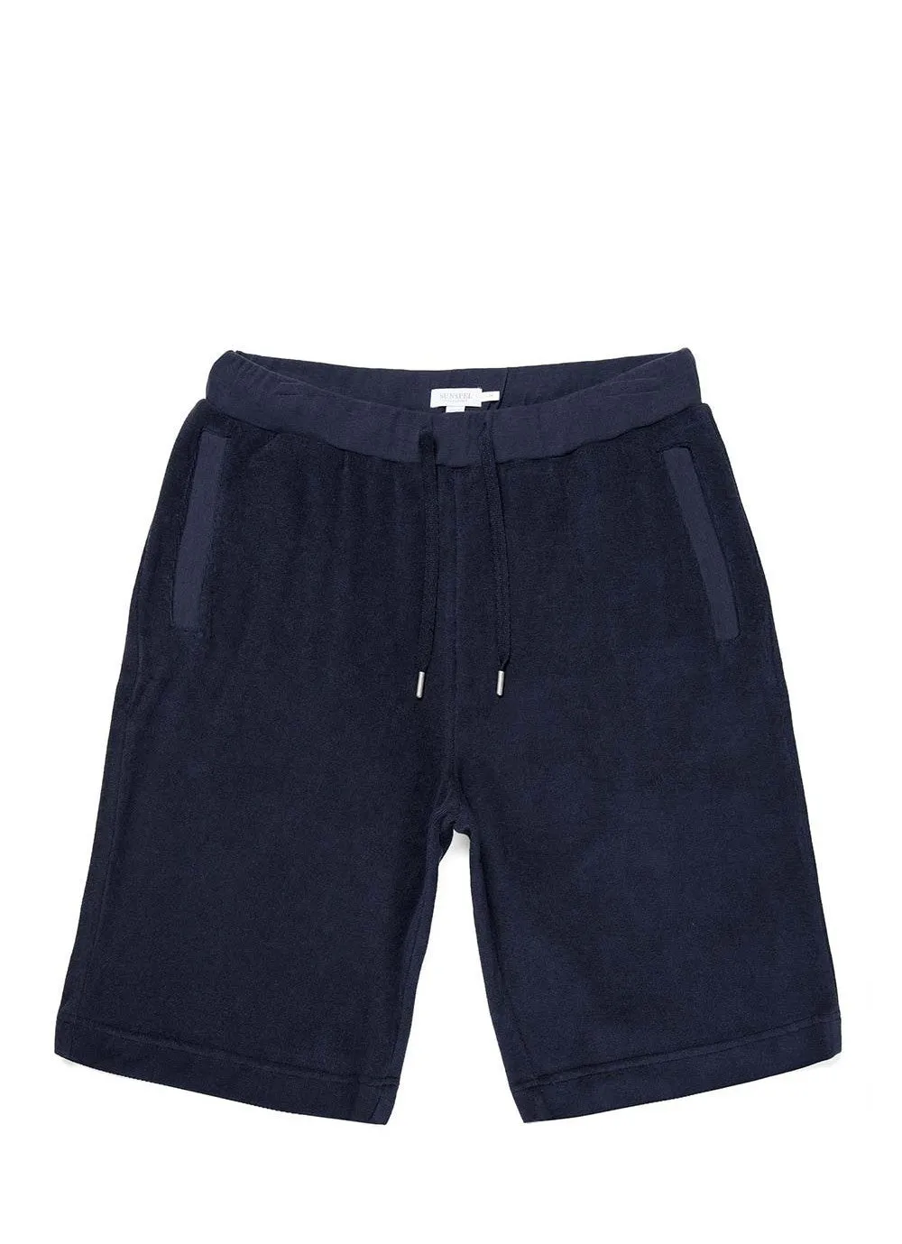 Towelling Shorts Navy