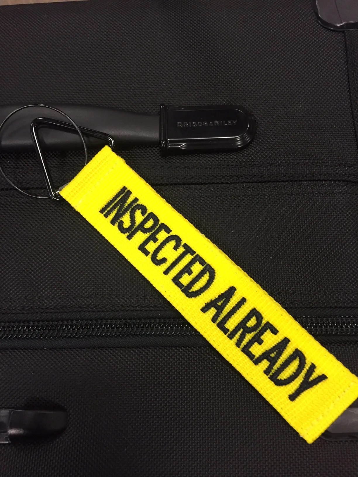 TudeTag - "INSPECTED ALREADY" Luggage Tag Identifier