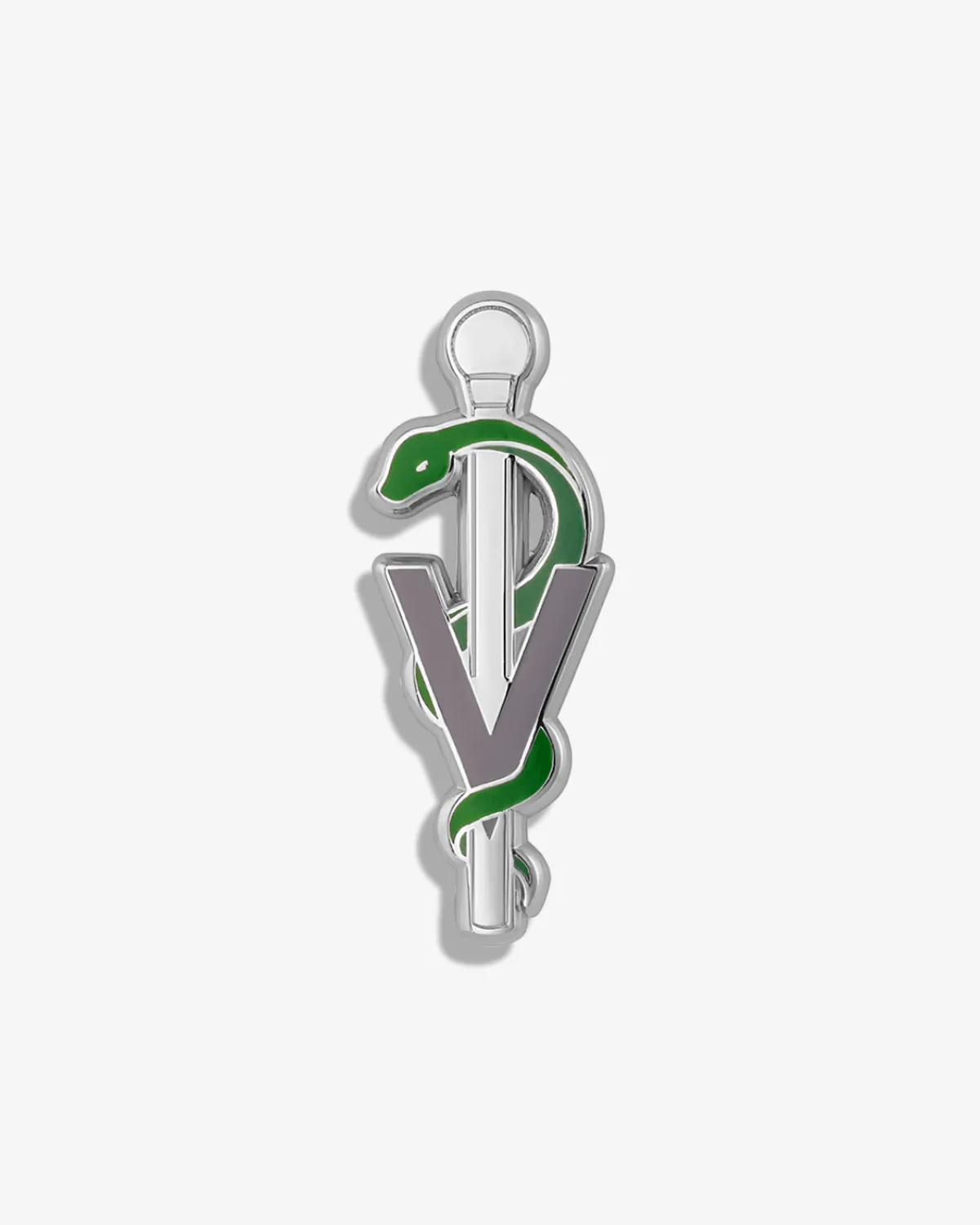 Veterinary Medicine Rod of Asclepius Lapel Pin