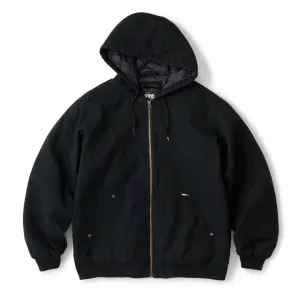 WASHED CANVAS HOODED JACKET