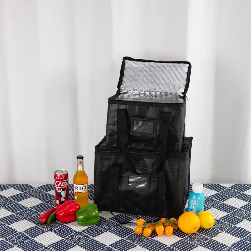 Waterproof Cooler Bag Picnic Insulated Lunch Box Foldable Ice Pack Portable Food Thermal Bag Drink Carrier Delivery Functional